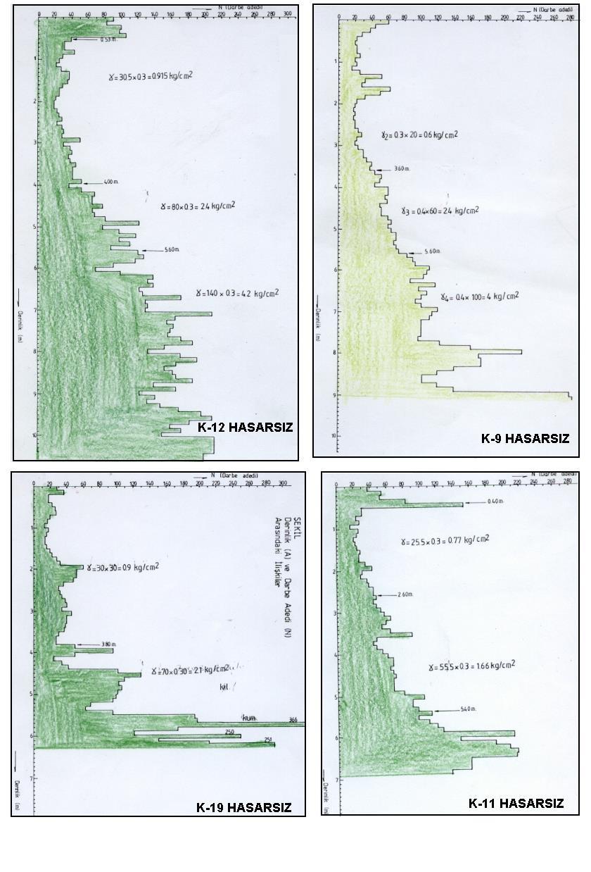 Grafikler hasarsız binaların bahçelerinde alınmışlardır.