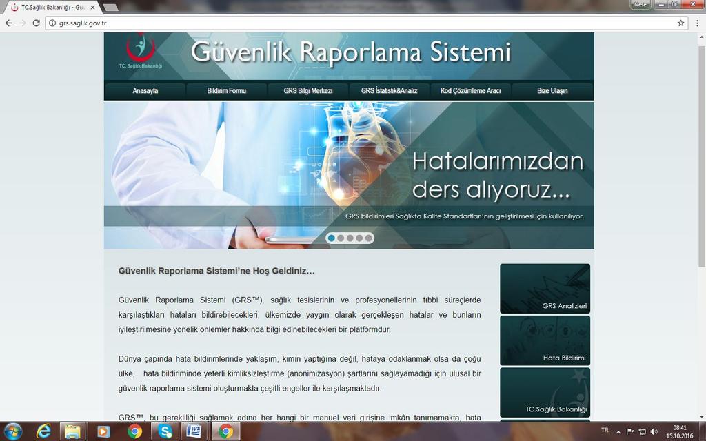 kolaylıkları aşağıda sunulmuştur; Hastanelerde kurumsal bir öğrenme sürecinin oluşturulması, Bu sistemde ana hedef bireyler değil sistem uygulaması olduğu, Bu nedenle olayın