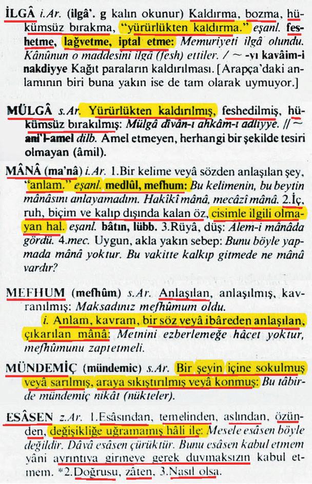 " Maddede yer alan "Hilafet, hükümet ve cumhuriyet mana ve mefhumunda esasen mündemiç oldu undan" ibaresi; bu yasa tasar s Meclis'e sunulmadan bir gün önce, 2 Mart 1924