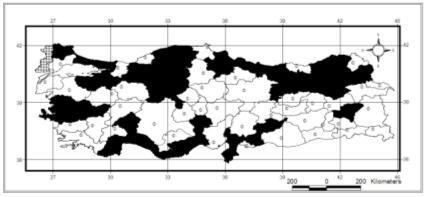 58 Pseudovadonia livida desbrochersi olarak: Bitlis: Güroymak [Sama ve ark., 2012] (Harita 3.15).