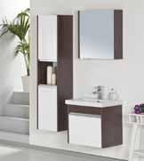 80 cm Banyo Dolabı - Abanoz 935