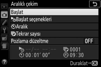 Aralıklı Çekim Fotoğraf makinesi önceden belirlenmiş aralıklarda otomatik olarak fotoğraf çekecek donanıma sahiptir.