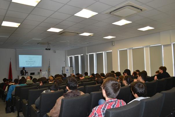 Gemi Mühendisliği Kulübü nün düzenlemekte olduğu, sektörün farklı alanlarını yakından tanımaya yönelik seminer programlarının ilki, 18 Kasım 2015 Çarşamba günü saat 12.