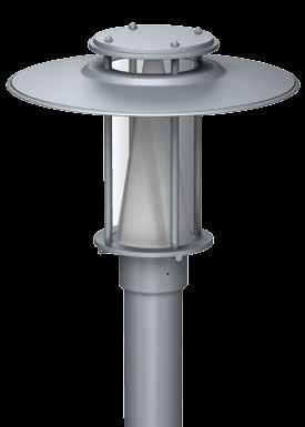 Street Light Beretto Pole Ürün Kodu Product Code Beretto DC Akım DC forward current 700mA PMMA Optik Lens verimliliği PMMA Optical Lens Efficiency >88% Giriş Voltajı Input Voltage 230VAC, 12/24VDC