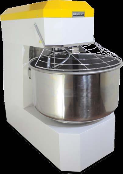 Hamur İşleme Grubu Pasta Processing Group SPM 150 Hamur Mikseri SPM 150 Pasta Mixer Teknik Özellikler Technical Specification MODEL SPM 150 Un Kapasitesi Flour Capacity Kazan Çapı (mm) Boiler