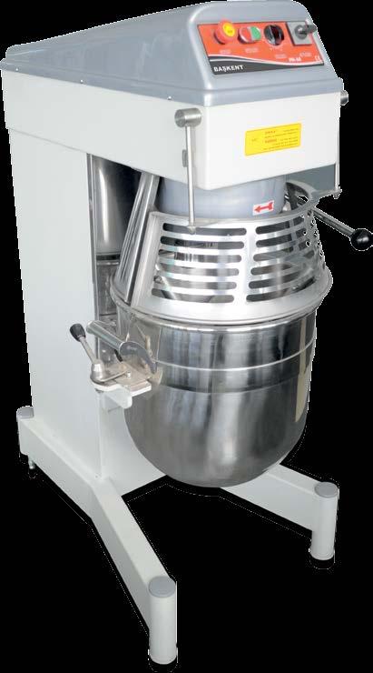 Hamur İşleme Grubu Pasta Processing Group Planet Mikser Planetary Mixer Teknik Özellikler