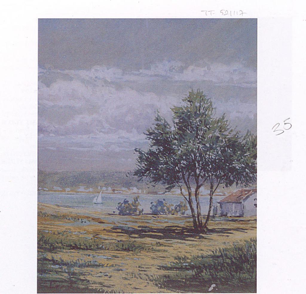 205 HOCA ALİ RIZA (1857-1930) Peyzaj, kağıt üzeri yağlıboya, Osmanlıca imzalı, 16x11 cm Sanat tarihimizde Üsküdarlı Hoca Ali Rıza adı ile müstesna bir mevkii alan sanatçı, 1858 de Üsküdar da