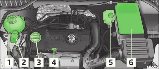 Motor kaputu yaklaşık 20 cm yükseklikten kilide düşürülmeli - kaput el ile bastırılmamalıdır! Motor kaputunun doğru olarak kapanıp kapanmadığını kontrol ediniz.