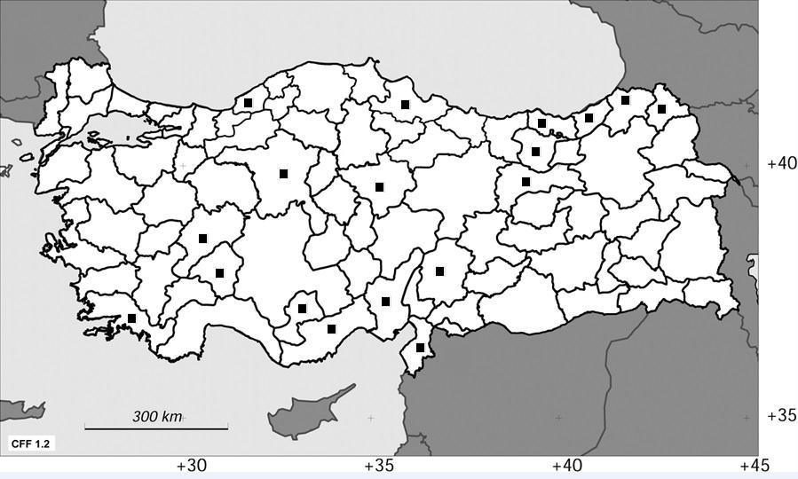 3. GEREÇ VE YÖNTEM 3.1. İncelenen Örnekler Bu çalışmanın konusunu oluşturan Bombus (s. str.