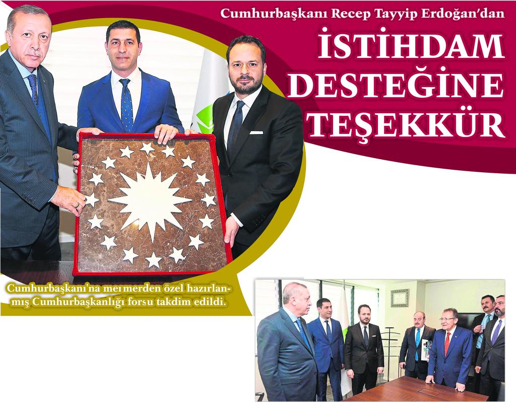 Cumhurbaşkanı Erdoğan, Uğur ve Ermişler ile Balıkesir ve bölge sanayisi hakkında bilgi aldı.