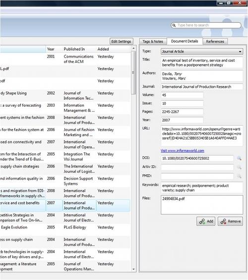 Belge detaylarını inceleme (Crossref, PubMed, ArXiv or Google Scholar) gibi çeşitli veritabanlarını sorgulayarak belge detaylarını tamamlamayı deneyebilirsiniz.