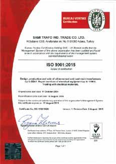 STD Kalite Yönetim Sistemleri, ISO 9001, ISO 14001 ve OHSAS 18001 şartlarını tamamen karşılamaktadır. OHSAS 18001. Quality Management STD Transformator runs a development library that carries out verifications in various sites of conditions.