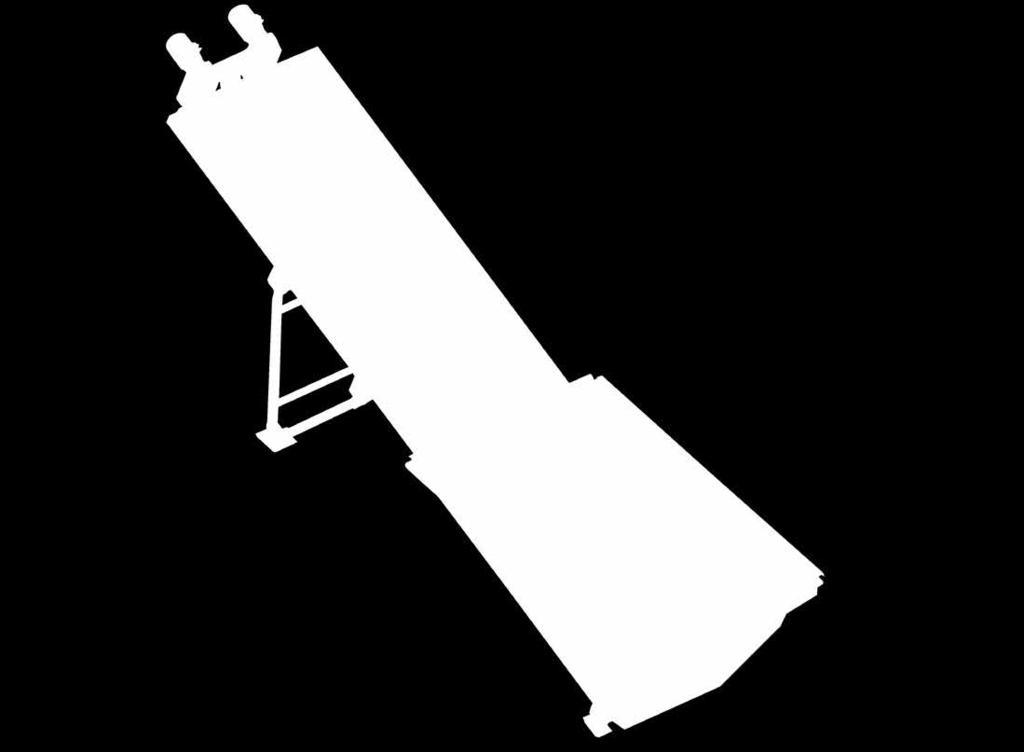 Strong shaft construction supported by upper and lower roller bearings made of large diameter, steel drawn pipe. Helezons manufactured from thick sheet coated with a replaceable rubber liner.