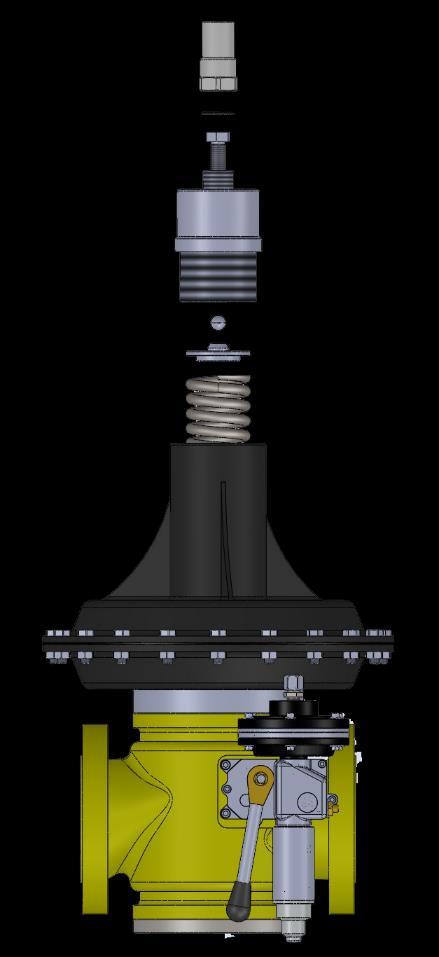 F65-80 Serisi Çıkış Basıncı Set Aralığı, Yay Kodları [Wds] SET RANGE, Outlet Pressure, Springs Code [Wds] BP MP AP Wire Dia. Lngth Outs. Dia. Spring Colour Spring Code 20-45 5.