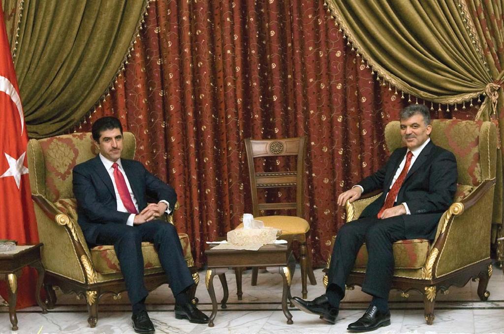 Başbakan Neçirvan Barzani IKBY nin 7. Hükümeti kurup, güvenoyu almasından sonra ilk resmi ziyaretini Türkiye ye gerçekleştirmişti.