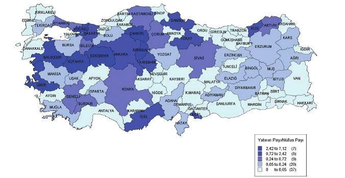 3.İKTİSADİ YAPI TR83 Bölgesi illerinde sanayinin toplam milli gelir içerisindeki payının incelenmesi illerin bu sektöre ilişkin göreli konumlarını vermesi açısından faydalı olacaktır.