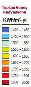 2 Güneş Enerjisi Karadeniz Bölgesi güneş enerjisi potansiyeli ve güneşlenme süresi bakımından diğer bölgelere kıyasla en düşük potansiyele sahip bölgedir.