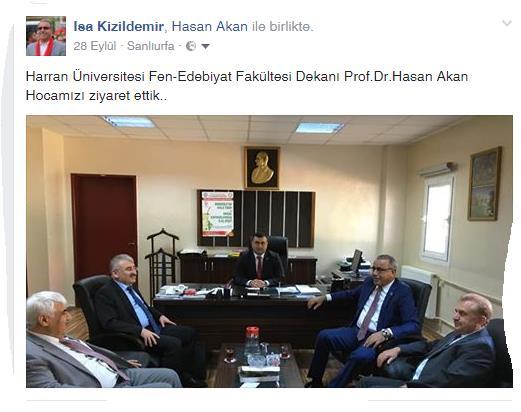 Sanliurfa buyuksehir belediye baskan vekili Isa Kizildemir, rektor yardimcimiz, Prof dr serafettin celik,