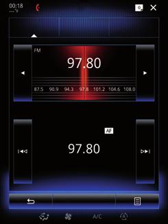 RADYO DİNLEME (2/8) 5 FM Frekanslar İstasyonlar Önayarlılar 4 5 1 2 3 Frekanslar İstasyonlar Önayarlılar FM Frekanslar İstasyonlar Önayarlılar 7 6 6 Bant Bant Bant Frekanslar modu Bu mod, seçilen