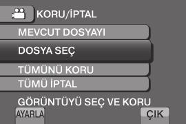 Diğer dosyaları seçmek için bu adımı yineleyin. Dosyanın içeriğini kontrol etmek için [KONTRL]'ü seçin.