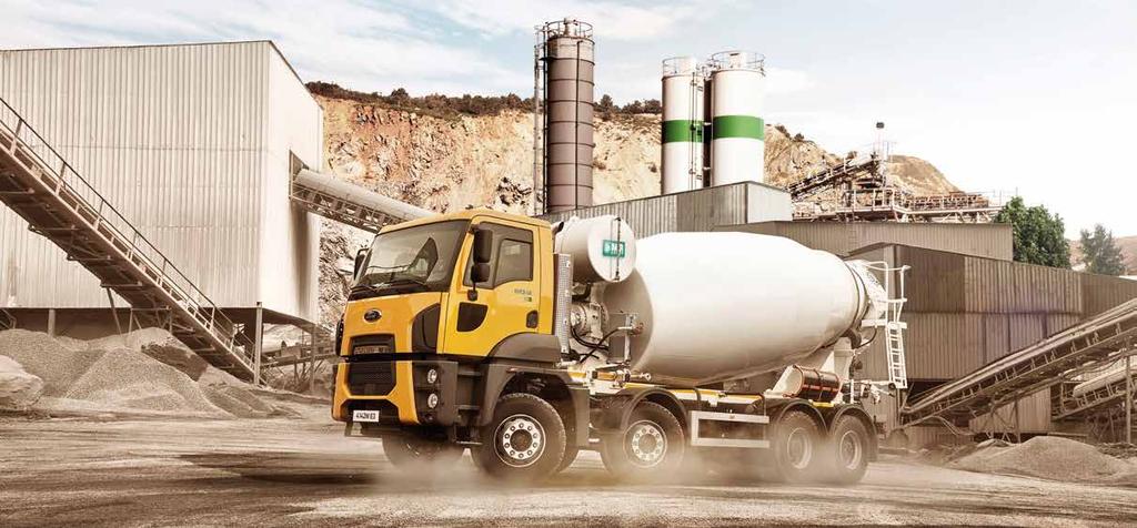 10 YAŞ SİSTEM IMER-L&T transmikserleri 4m 3 ten 14m 3 e kadar uzanan geniş kapsamlı beton taşıma kapasitesine sahiptir.