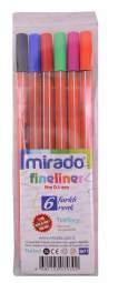 2950002 MİRADO FINELINER 6 RENK FINE 0.