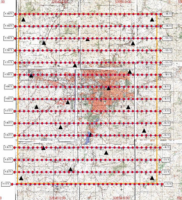 67 adet olmak üzere bölgeye homojen olarak dağılmış 20 adet YKN planlanmış ve tesisi sağlanmıştır. Şekil 5.2 İkinci test alanı 5.