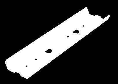 trunking profile, 1 piece, length 2870mm Universal
