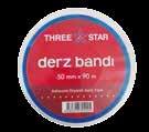 METRE 0,40 $ THREE STAR DERZ BANDI 4655 THREE STAR DERZ BANDI mm x 90