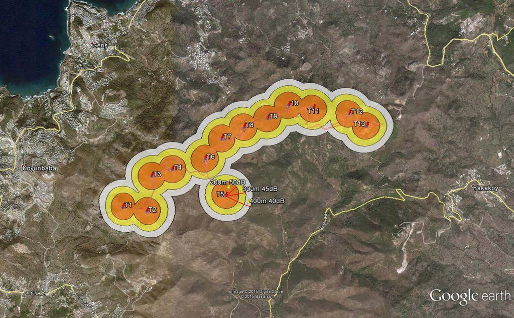 Geriş RES Gürültü Haritası