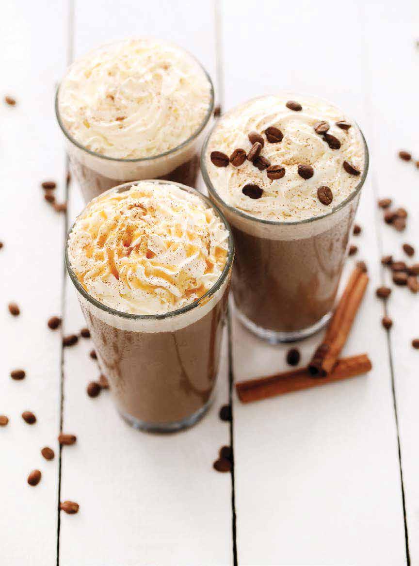 Caramel Cream Frappe Vanilya Frappe Soğuk Çikolata Frappe Meyveli Frappe