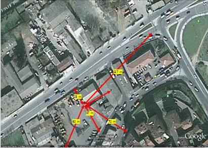 Kâğıthane bölgesinde hava kalitesini incelemek amacıyla kurulan olcum istasyonunun üç tarafı trafiğin yoğun olduğu caddelerle çevrilidir Şekil 1).