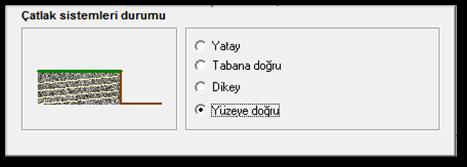 22d Etkin çatlak yapısını seçmek için düğme