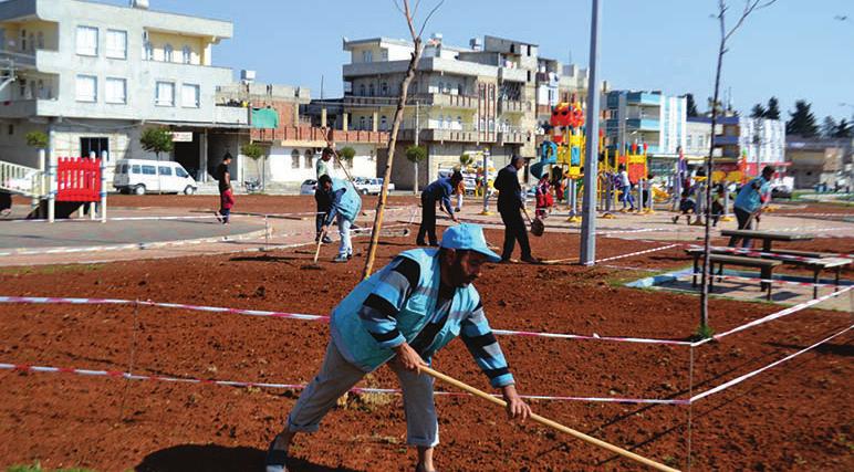 Ağaç dikimi kampanyaları düzenler yeterli yeşil alanları oluşturulması için çalışmalar yapmak.