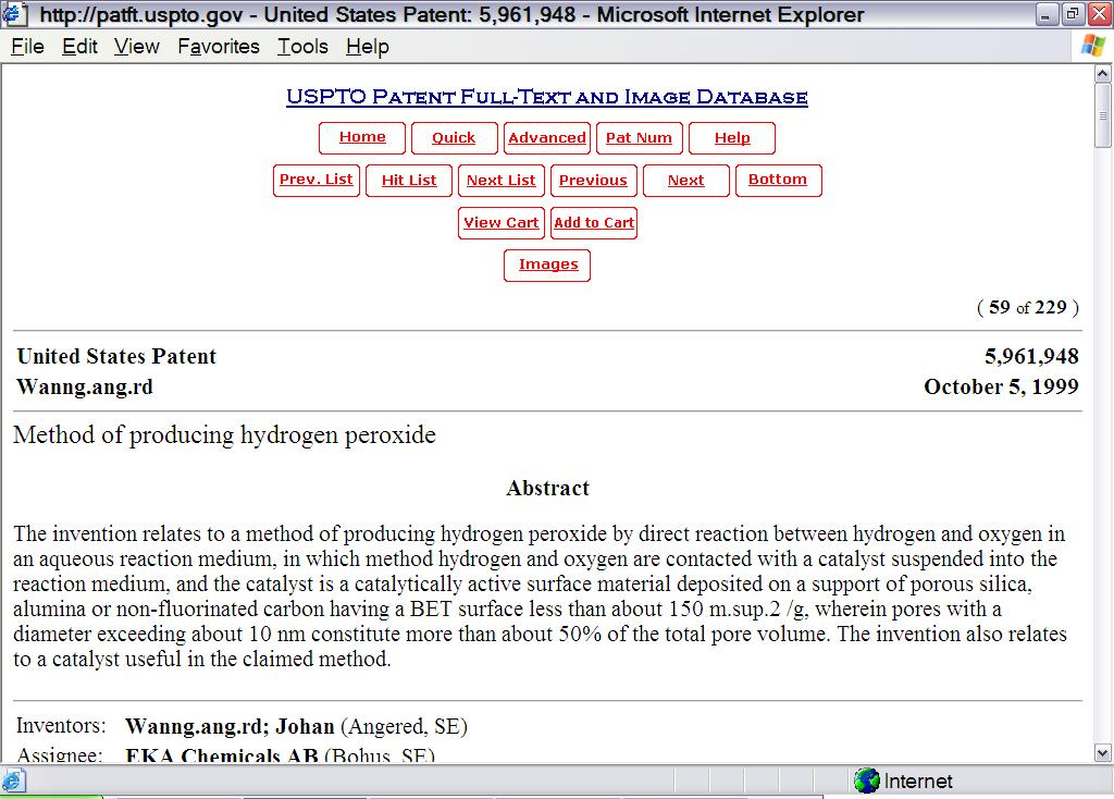 Looking at the Patent Image 30.5.