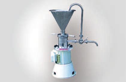 Among the products that can be prepared with this mixer there are mayonnaise, high quality body care products, pharmaceutical and veterinary solutions.