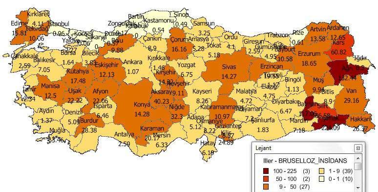 2006 da bildirim yapılmayan iller: Artvin, Giresun, Rize, Sakarya, Zonguldak, Bayburt hpp://www.saglik.