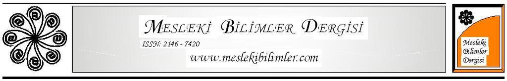 MBD 2017, 6(1): 39 44 MAKALE HAKKINDA Geliş : Aralık 2016 Kabul: Mart 2017 MERMER SEKTÖRÜNDE MESLEKİ YETERLİLİK KONUSUNDAKİ GELİŞMELER, BU SÜREÇTE MESLEKİ EĞİTİM VE YÜKSEKOKULLARIN ÖNEMİ DEVELOPMENTS