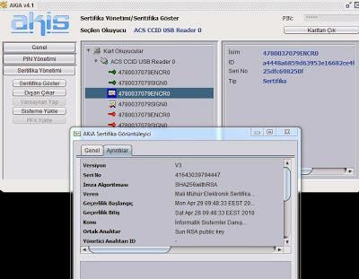 çalışmadığı, doğru sertifikayı içerip içermediği bu program