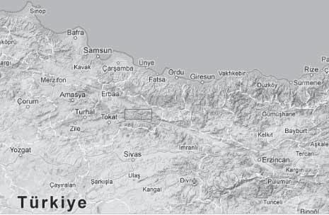 - 244 - Takn ve Heyelan Sempozyumu / 24-26 Ekim 2013, Trabzon ekil 1. nceleme alannn yer bulduru haritas Bu heyelanlarn toplam alan 84.78 km 2 dir.