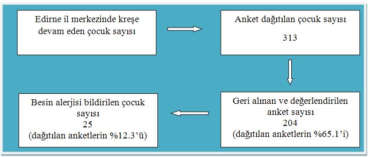 BULGULAR Çalışma Edirne il merkezindeki çalışmayı kabul eden 5 kreşte yürütüldü.