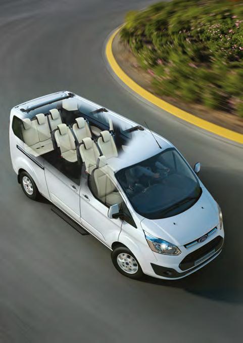Keyifli yolculuk Benzersiz konforu, üstün kalite işçiliği ve sayısız özelliğiyle Yeni Ford Tourneo Custom