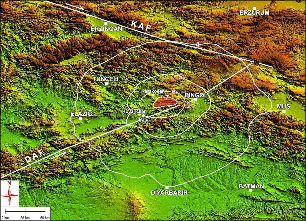 html) Figure 5. Micro-earthquake (M<2.8) activity of Kovancılar-Okçular earthquake occurring on 8 Mach 2010 Kovancılar-Okçular as determined by TUBITAK MRC EMSI stations (M<2.8) (http://www.ydbe.mam.