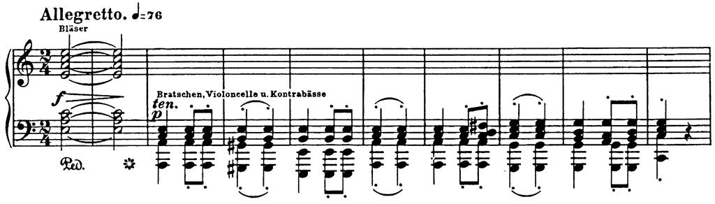 L. v. Beethoven, 7. Senfoni, Op. 92, 2. Bölüm (F.