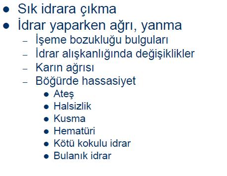 ÇOCUKLARDA İYE: Klinik Konuşan/Büyük çocuk Büyük