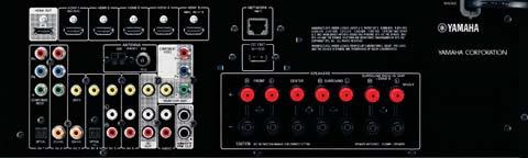 Geniş Bağlantılar RX-V775 7 kanal Kanal başına 160 W (4 ohm, 1 khz, %0,9 THD, 1 kanal) Kanal başına 95 W (8 ohm, 20 Hz 20 khz, %0,09 THD, 2 kanal) RX-V675 7 kanal Kanal başına 150 W (4 ohm, 1 khz,