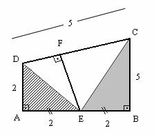 Çözüm DH çizilirse, CH AB DH CHD dik üçgeninde pisagor teoremine göre, CD ² ² + ² CD DE ve