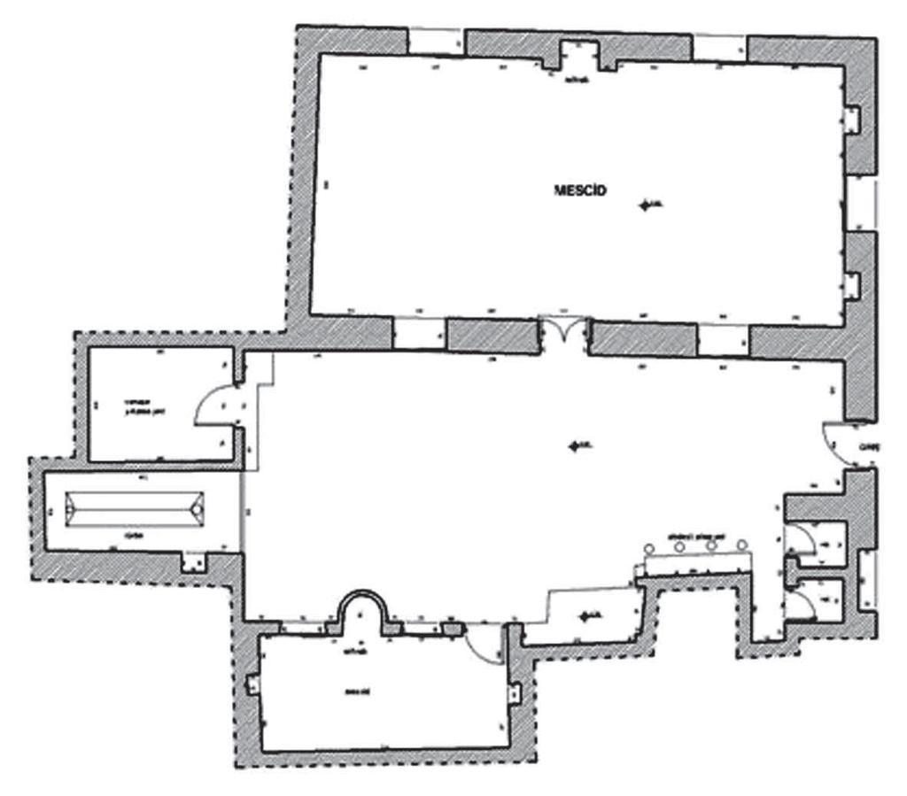 Diyarbakır daki Osmanlı Dönemi Cami ve Mescidleri Medeniyetler Mirası Diyarbakır Mimarisi Hasırlı Mescidi Kentin güneydoğusunda, Şeyh Matar Camisi nin (Dört Ayaklı Minare) güneydoğusunda, aynı adla