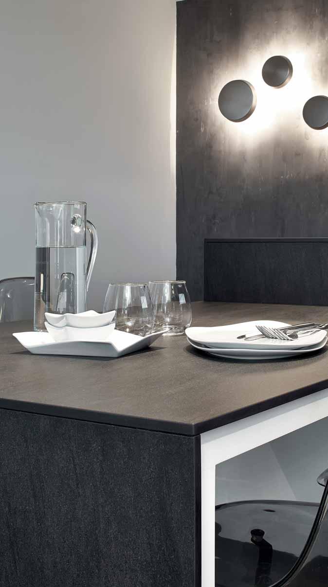 PRIVATE RESIDENCE, NAVÀS (BARCELONA),SPAIN Island and Countertop: Basalt Black Satin, 12