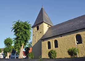 Kiliseler, meydanlar,tarihi yerler Alte Kirche in Bönen İlk yazılı kanıtlar Alte Kirche (Eski kilise) için 1032 yılındaki bir hibe hüccetinde yer almıştır, Köln başpiskoposu Pilgrim, Deutz